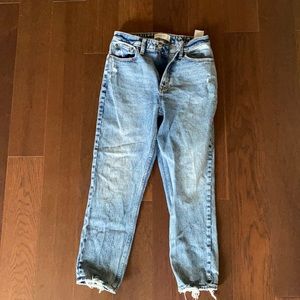 Abercrombie and Fitch mom jeans